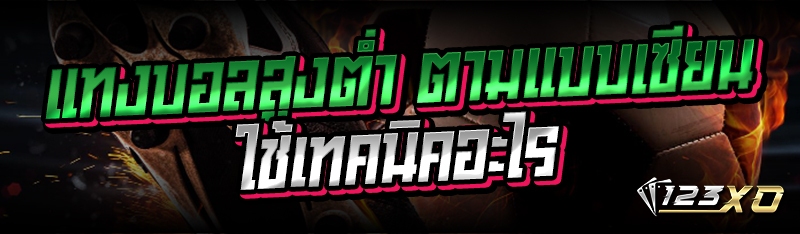 แทงบอลสูงต่ำ ตามแบบเซียน ใช้เท